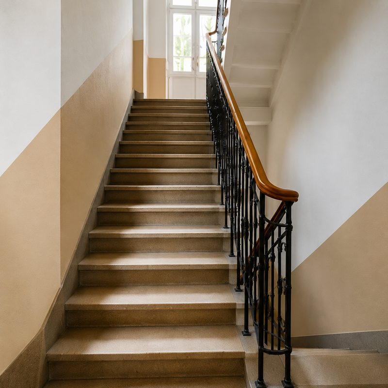 Referenz: Treppenhaus Altbau